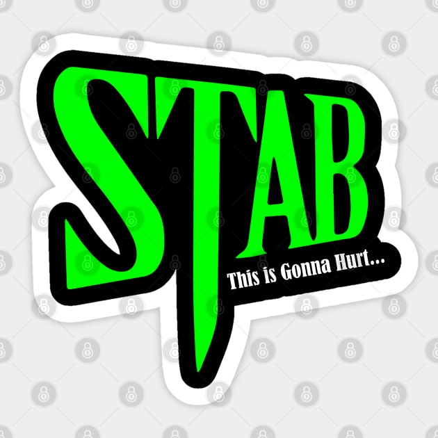 Stab (1998) Sticker by SHOP.DEADPIT.COM 